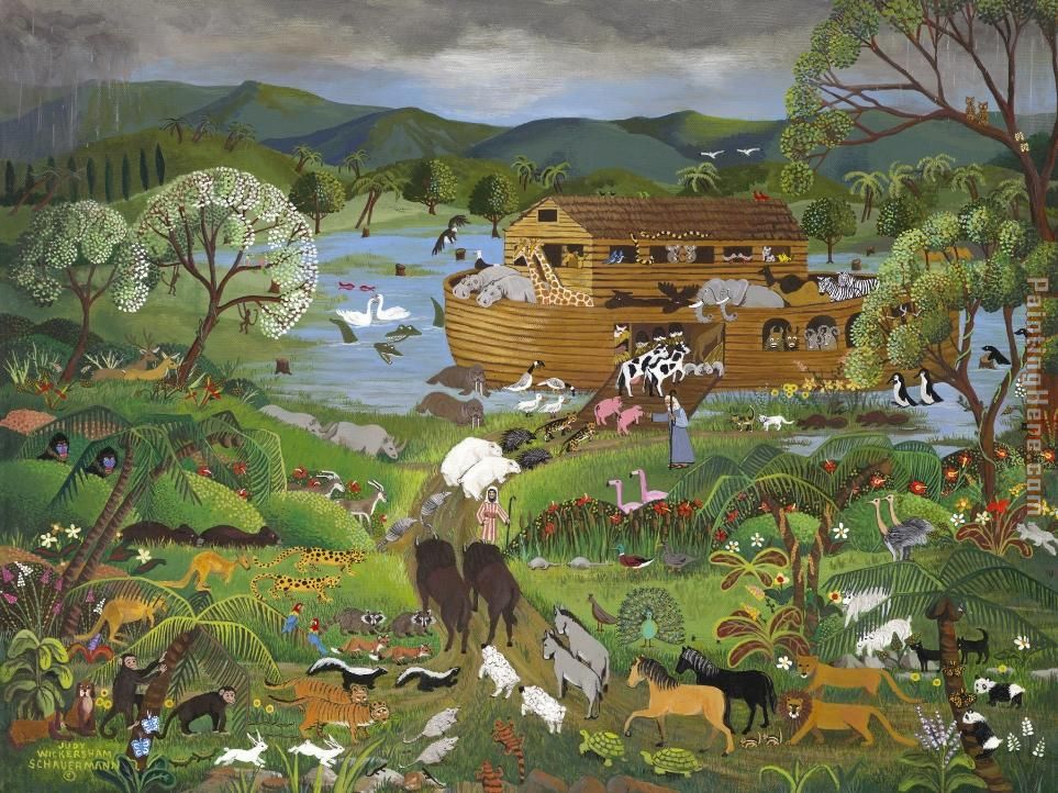 Noah's ark painting - 2010 Noah's ark art painting